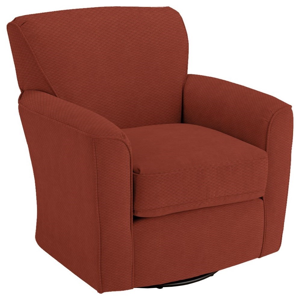 Best Home Furnishings Kaylee 2888 Kaylee Swivel Barrel Chair Jacksonville Furniture Mart Uph Upholstered Chairs